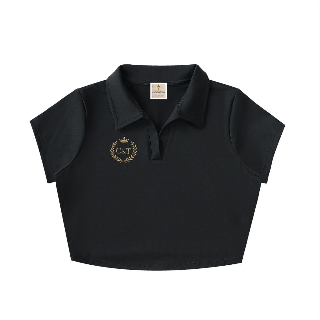 Women's C&T Crest Cropped Polo