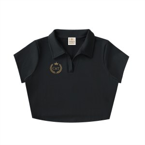 Women's C&T Crest Cropped Polo
