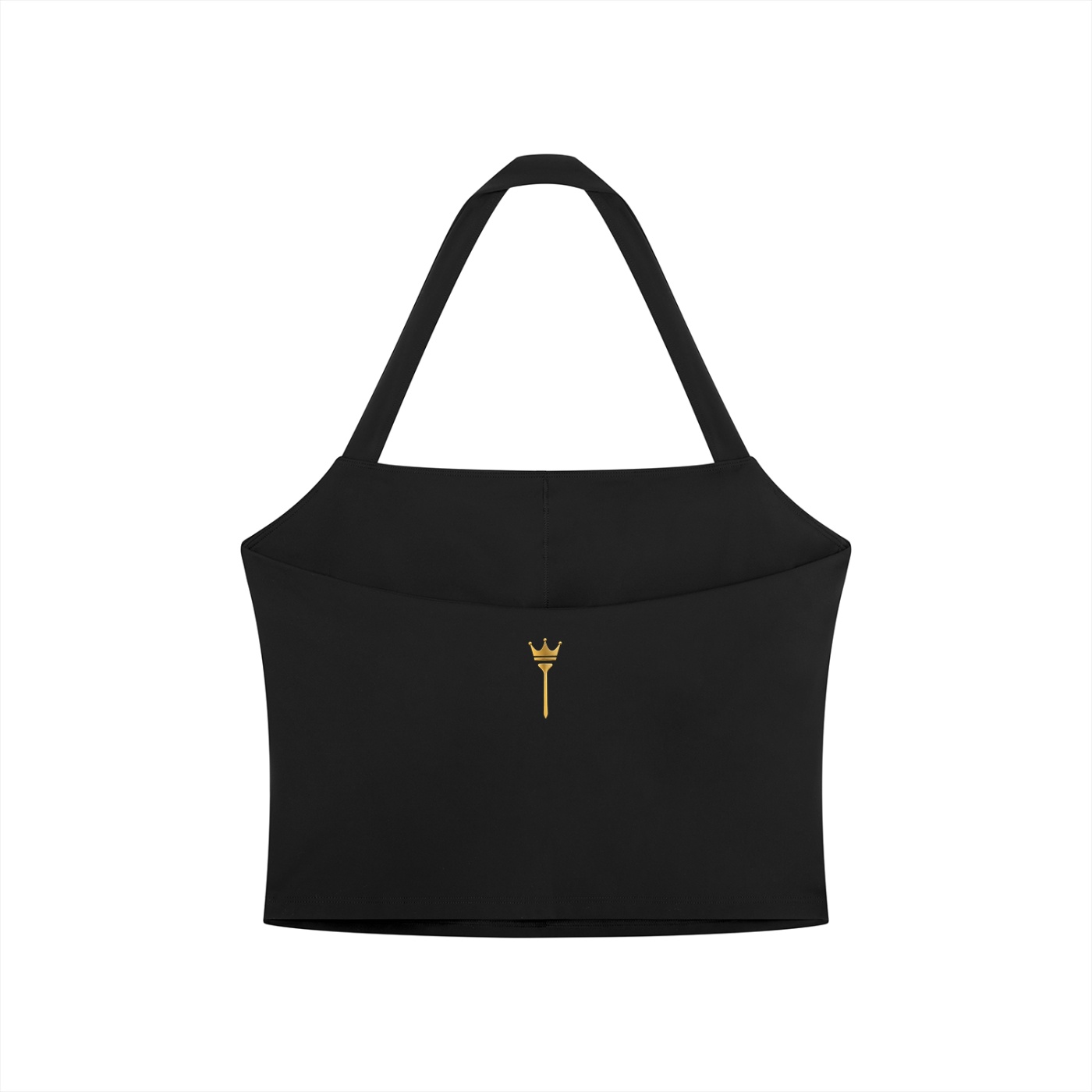 Women's C&T Crest Halter Crop Top - Image 2