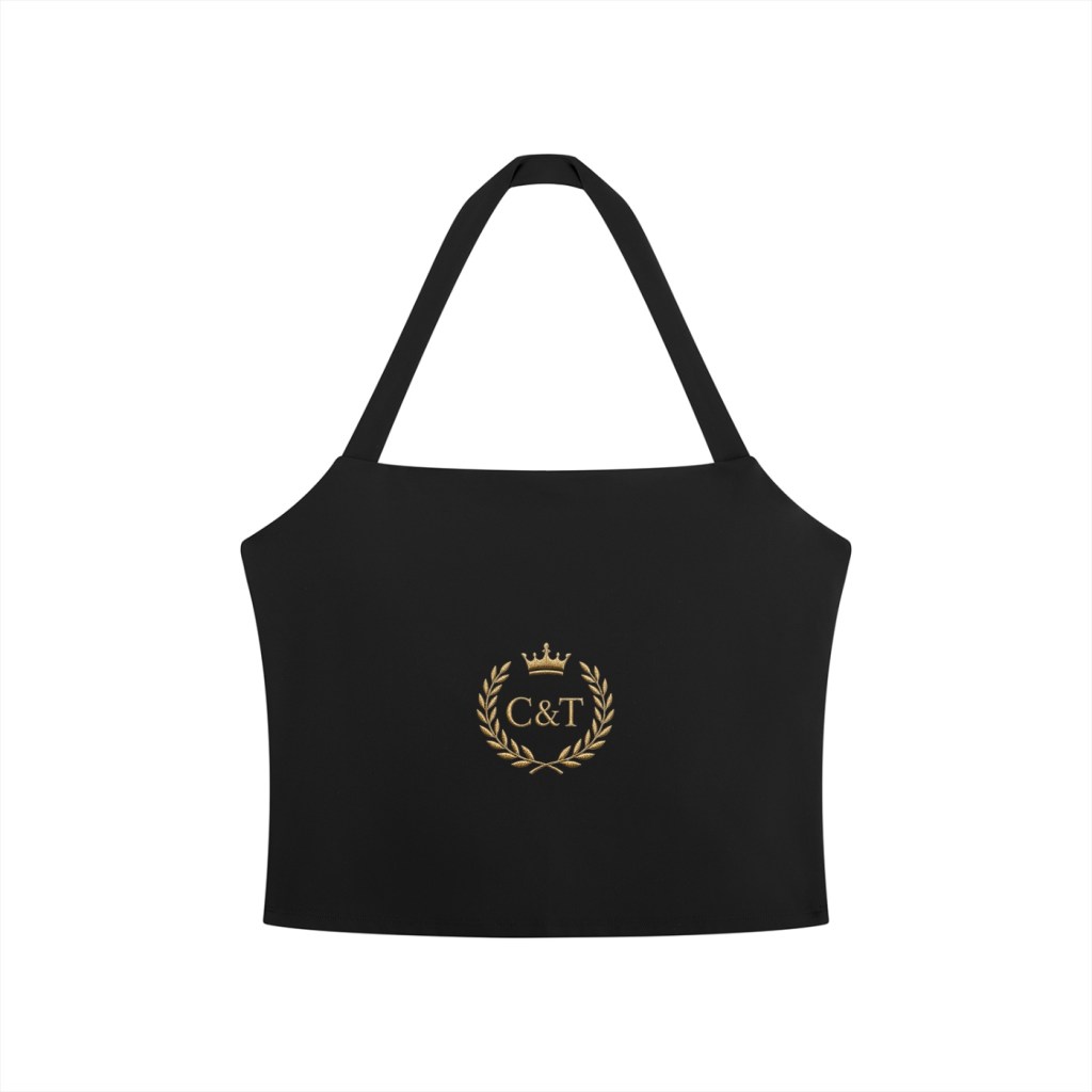 Women's C&T Crest Halter Crop Top