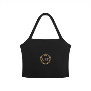 Women's C&T Crest Halter Crop Top