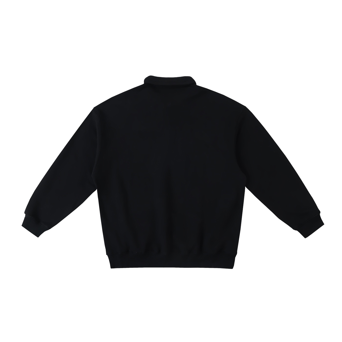Men's Emblem Polo-Collar Sweatshirt - Image 2