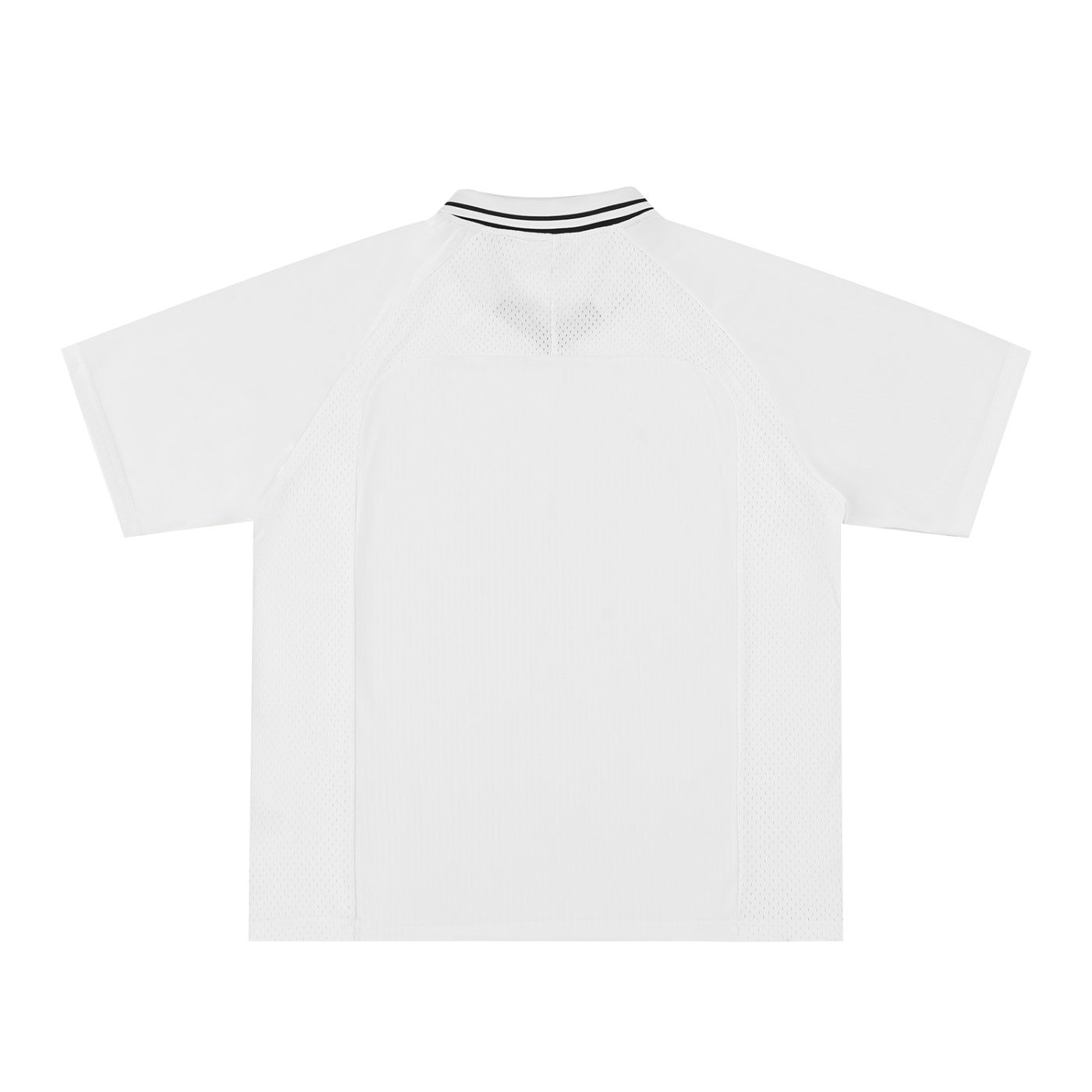 Men's Striped Emblem V-Neck - Image 4