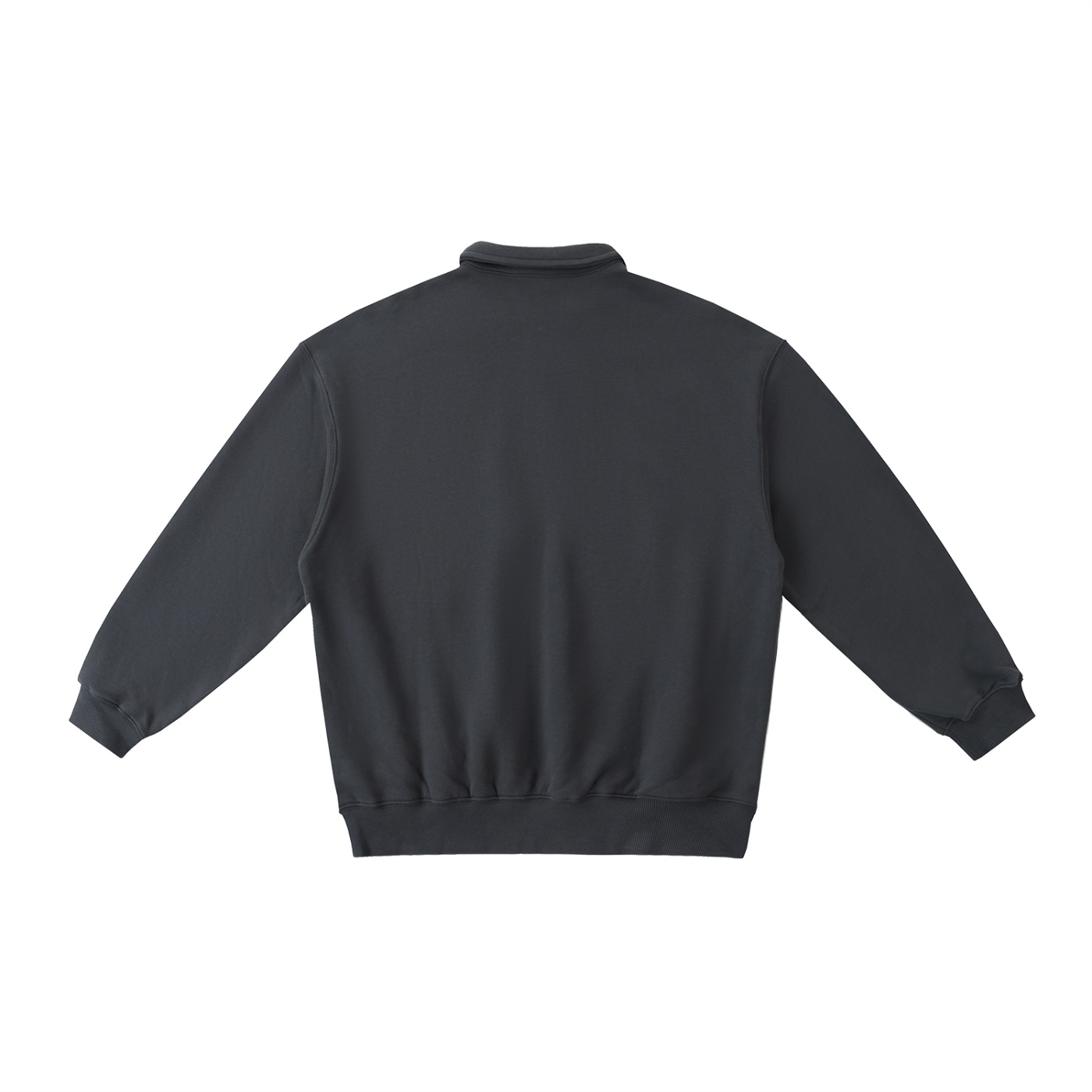 Men's Emblem Polo-Collar Sweatshirt - Image 6