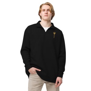 Embroidered Emblem Fleece Pullover